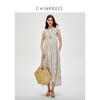 C+IMPRESS/西嘉醋酸亚麻 松弛感老钱风无袖连衣裙女条纹廓形a字裙LYQ2502008
 商品缩略图3