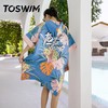 TOSWIM游泳浴袍速干浴巾毛巾沙滩巾防晒潜水温泉速干巾女便携斗篷 商品缩略图1