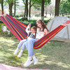 【送绑绳+收纳袋+鸭嘴扣】彩虹吊床，时空悠远，尽享舒适。彩条设计，耐磨材料，鸭嘴扣固定，多色选择，防侧翻安全保障，大人儿童皆适用。多功能实用性强，户外休闲享受！ 商品缩略图1