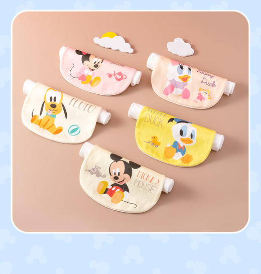 迪士尼纱布吸汗巾（2条装）中码（2-4岁） 商品图1