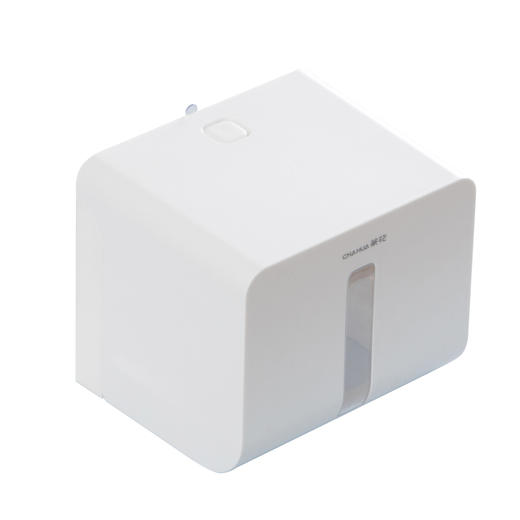 茶花卡乐免打孔吸壁纸巾收纳架 商品图1