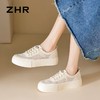 ZHR则则网面小白鞋透气饼干鞋2024夏季新款厚底舒适百搭休闲布鞋 商品缩略图7