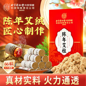 北京同仁堂 内廷上用 陈年艾柱  66粒/盒