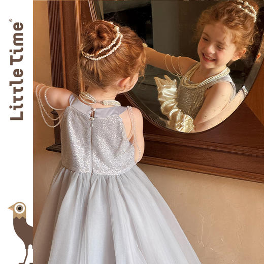 Little time女童连衣裙2025Little礼服裙儿童纱裙小女孩生日花童 商品图1