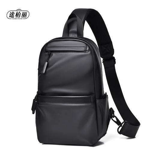 途柏丽TOBERLIR  胸包黑色T0405 商品图0