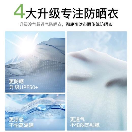 一件=6件 连帽防晒服山系防晒衣女冰丝upf50+夏季户外防紫外线长袖防晒衫 商品图2