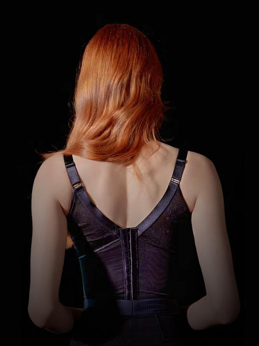 CB | 轻塑蕾丝花园 薄杯长文胸 商品图3