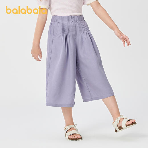 巴拉巴拉童装儿童中裤女童2025夏装新款中大童七分裤 商品图1
