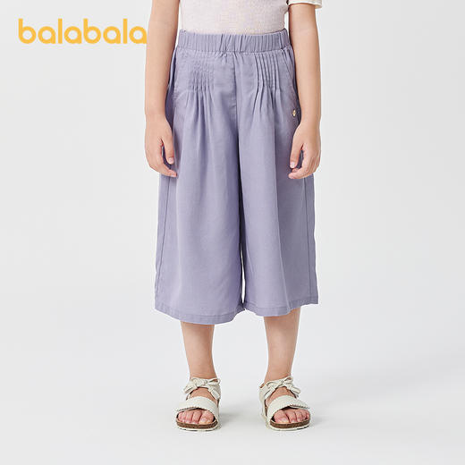 巴拉巴拉童装儿童中裤女童2025夏装新款中大童七分裤 商品图2