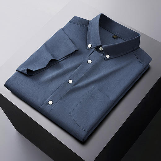 【超大码】【DM】大依优型大码短袖衬衫加肥加大半袖衬衣男夏季薄款胖子休闲宽松上衣300斤 商品图4