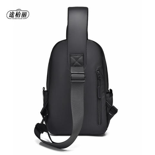 途柏丽TOBERLIR  胸包黑色T0405 商品图2