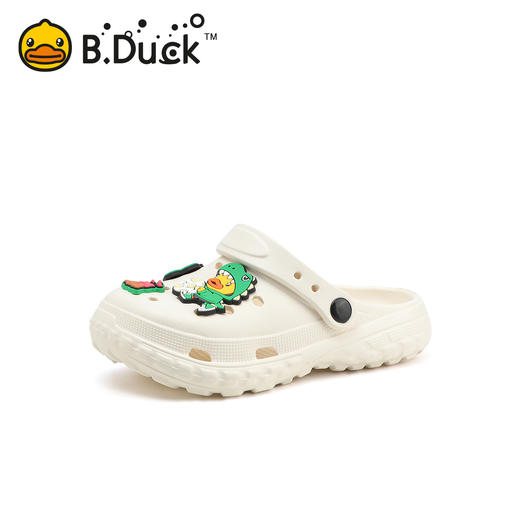bduck小黄鸭家居鞋夏季儿童凉拖鞋洞洞鞋30-40 B1515969 商品图2