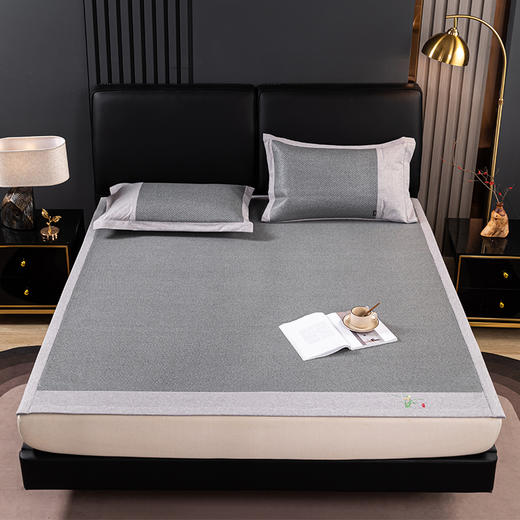 多喜爱 藤席三件套-立夏/小满/小暑 【无痕折叠 方便收纳】【精致盖头刺绣】天然选材编织清凉 蜂窝气孔 高弹透气 深山取材 商品图10