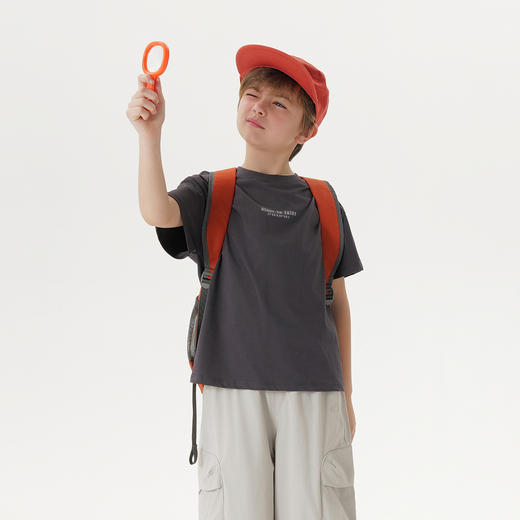 【凉感】马克珍妮男童潮酷字母短袖T恤 儿童上衣夏装新款550667 商品图2