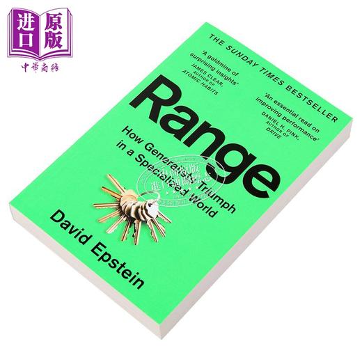 【中商原版】成长的边界 为什么通才能在专门的领域制胜 英文原版 Range (EXP) 学习 思维 成功学 大卫·艾普斯坦 David Epstein 商品图3