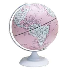FunGlobe  朋宸地球仪  AR 金属底座触控夜灯地球仪  M3公主粉