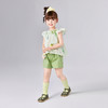 笛莎Deesha 童装女童套装2025夏新款女童水果花卉印花棉布短裤套装 商品缩略图2
