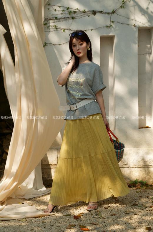 【门店同款】ENJOY夏季都市漫游贝壳字母T恤 162253001 商品图3