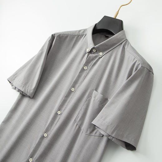 【超大码】【DM】大依优型大码短袖衬衫加肥加大半袖衬衣男夏季薄款胖子休闲宽松上衣300斤 商品图1