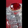 【无烧红宝石戒指】钻石世家 18K金红宝石镶钻戒指 高级设计珠宝系列 让人一见倾心的红宝石 演绎女性的高贵柔情 也寓意着浪漫炙热的美好感情 商品缩略图3