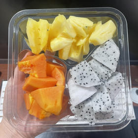 【三拼】木瓜+凤梨+白火龙果 400g+