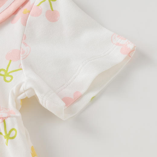 迪士尼【学院风米妮连体裙】夏季新款女童短袖连衣裙轻薄透气T恤碎花裙ZD2EQ009 商品图6