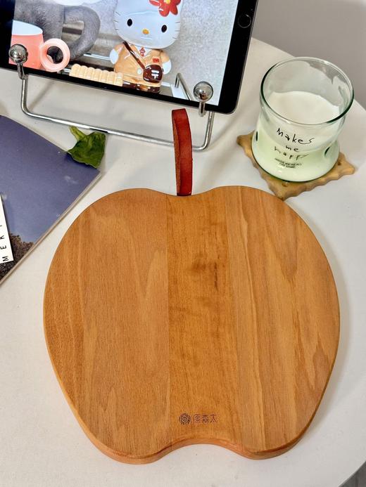 【原森太花梨木苹果形水果板 】火爆美食博主圈的砧板!!也忒好看了吧‼️36.8r起🉐🔥罗永浩、东方甄选、汪涵、金星等明星主播推荐品牌  商品图1