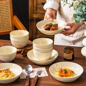 🔥【“蘑菇”系列餐具】清仓大捡漏❗大厂商超撤柜，骨折价薅羊毛🐏 👉“中国瓷都”--广东潮州生产，大厂品质，每个产品都有商超标签！ 💯正品，简约高级感，经典耐看不过时❗增添居家仪式感🏠️