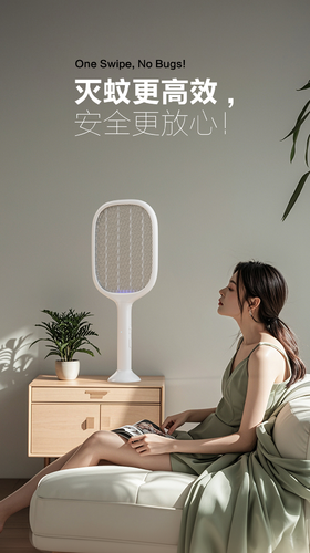 爆款热卖！日用必备~【芭菲电蚊拍】✅蚊虫肆虐啦🦟不要等被咬了才行动！爆款电蚊拍入手不亏~ 灭蚊黑科技产品，紫光诱蚊超高效，模拟自然光波💁🏻