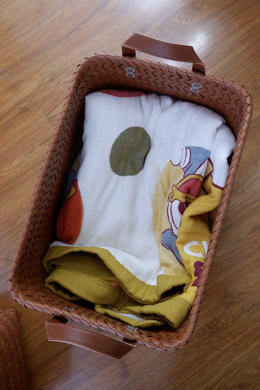 直发【发两只】 非遗纯手工仿藤编-大容量编织收纳篮 商品图2