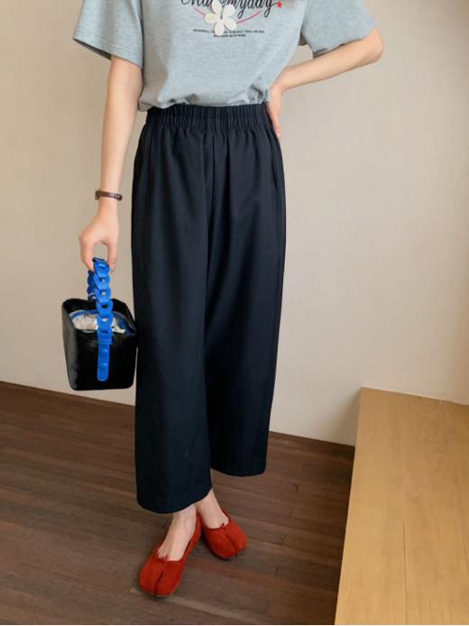 🌼夏日里的温柔秘密，韩系松弛软糯豆乳裤来啦！【骆柒柒8996韩系豆乳裤】👖 穿上它，就像被云朵轻轻包裹，无束缚感满满～ 商品图5