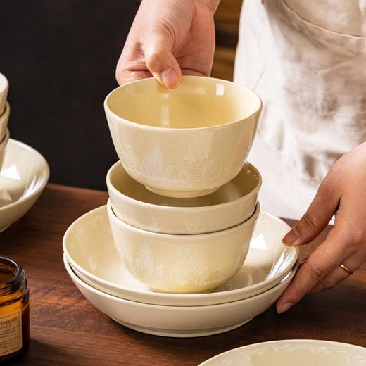 🔥【“蘑菇”系列餐具】清仓大捡漏❗大厂商超撤柜，骨折价薅羊毛🐏 👉“中国瓷都”--广东潮州生产，大厂品质，每个产品都有商超标签！ 💯正品，简约高级感，经典耐看不过时❗增添居家仪式感🏠️ 商品图1