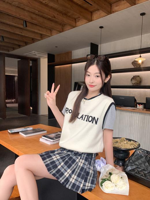 【129元任选2件】现货！蓝格子半身裙 商品图8