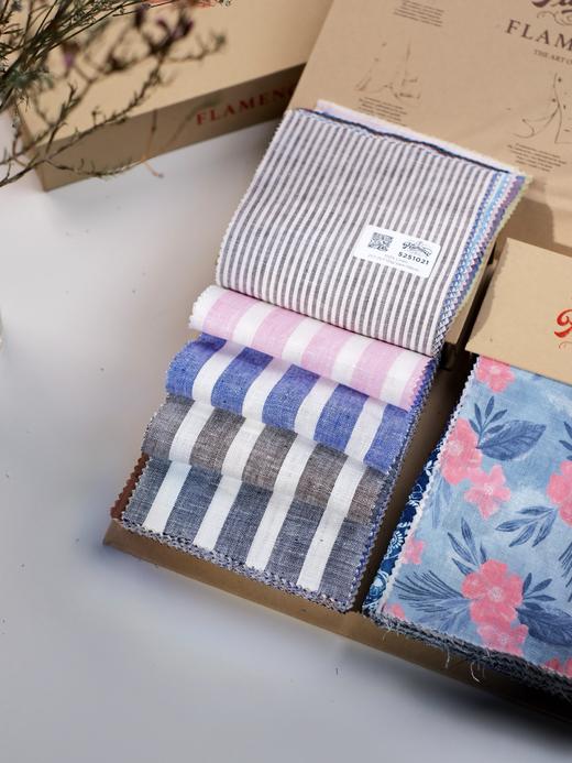 「2025爱好者直选32款」Flamenco 高支数法国亚麻意式工艺衬衫 商品图5