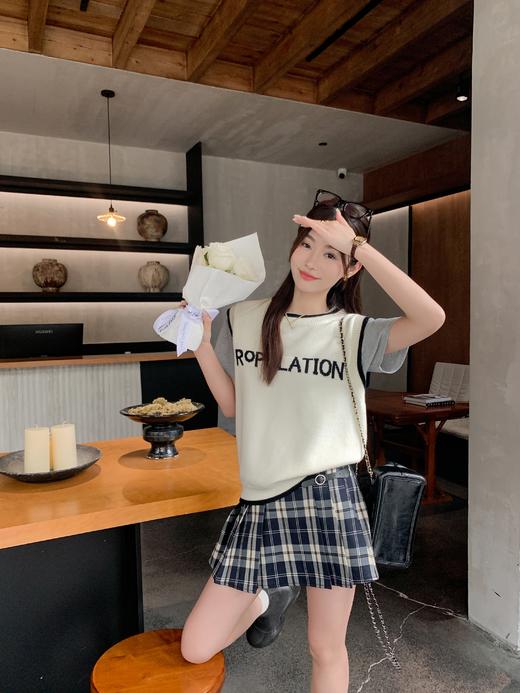 【129元任选2件】现货！蓝格子半身裙 商品图7