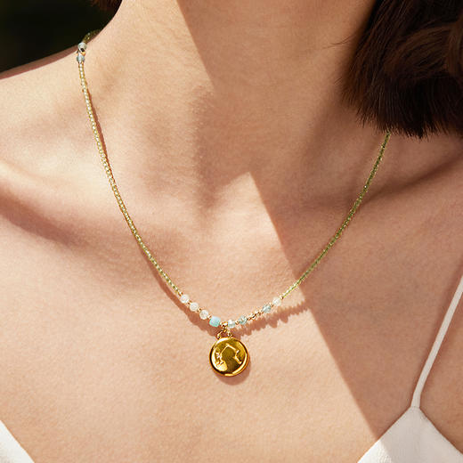 Manreya 十二星座·月光之护 水晶玛瑙项链 商品图9