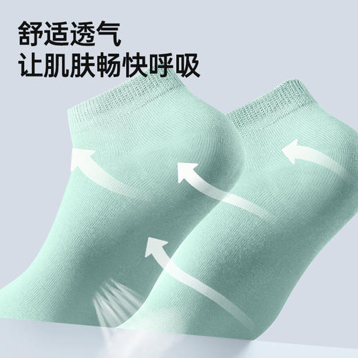 GRAREY（格瑞亚）旅行便携棉袜 1包5双 商品图4