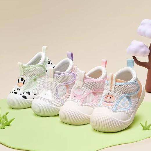 巴拉巴拉童鞋宝宝学步鞋男童女童凉鞋婴儿鞋子2025夏新款透气网布 商品图1