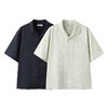 森马短袖衬衫男松弛肌理感度假风衬衣2025夏新款上衣纯色百搭宽松 商品缩略图4