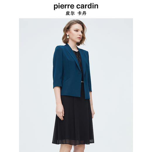 皮尔卡丹女装简约知性修身干练西服P4222U4029G0 商品图1