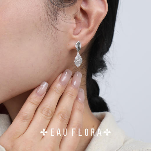 【金枝玉叶】耳环I叶影流光，璀璨永恒 商品图2