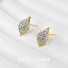 【金枝玉叶】耳钉I叶影流光，璀璨永恒 商品缩略图5
