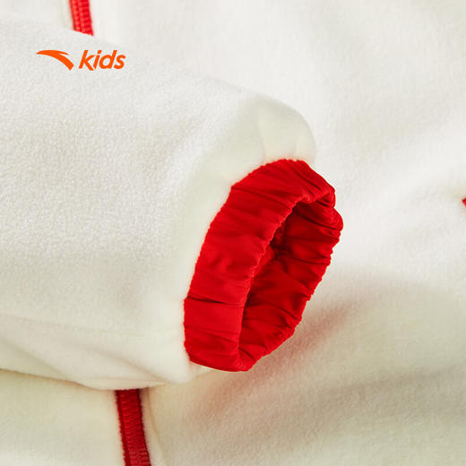 安踏儿童外套女童装双面穿上衣加绒保暖梭织外套商场同款362518602 商品图7