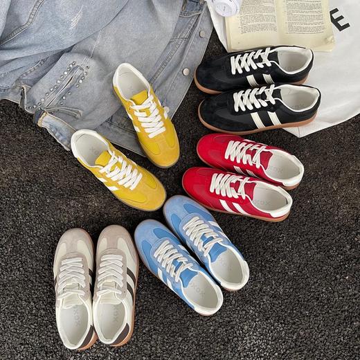 【分销】「XGXC多巴胺德训鞋」经典复刻军旅风 修长鞋型 复古百搭 轻便透气 通勤休闲两不误(标准码，脚宽脚胖建议大一码) 商品图1