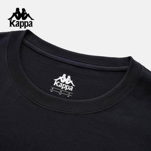 Kappa卡帕背靠背运动短袖t恤男夏季新款情侣宽松纯棉透气上衣女士K0FW2TD42 商品图3