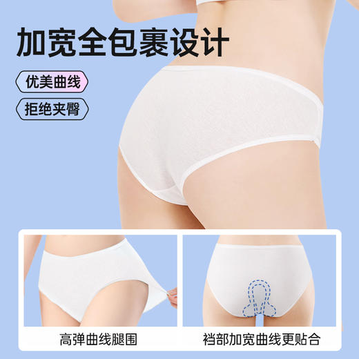 GRAREY（格瑞亚）纯棉日抛内裤7条  独立包装 商品图2