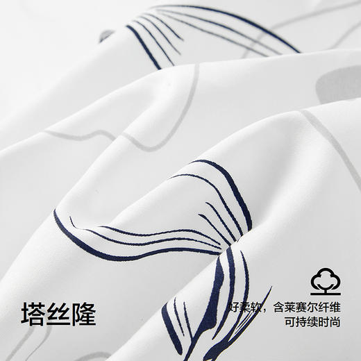 森马短袖衬衫男国风锦鲤满印情侣装度假风松弛2025夏新款上衣垂感 商品图2