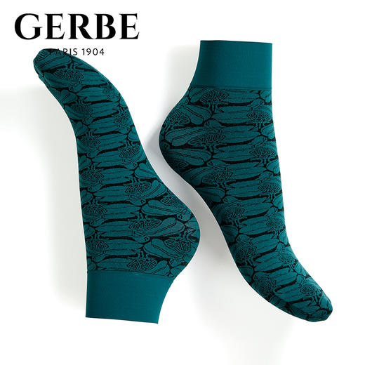 Gerbe格伯 100%法国进口女士短袜 女丝袜 YQTD 105d 商品图0