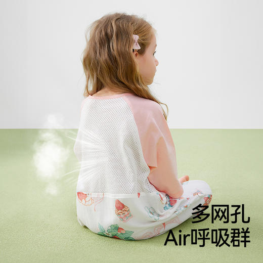 【孕味秒杀专属】贝肽斯【自呼吸】婴儿睡袋春夏季纱布薄款宝宝分腿防踢被四季通用 商品图2