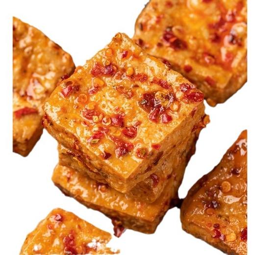 【外焦里嫩❗香辣虎皮豆干】一口爆汁真带感，精选好料匠心工艺制作，锁住原汁原味，里里外外都入味，烧烤味/香辣味随心选，卤味好吃追剧神器辣味捞汁香辣L 商品图4